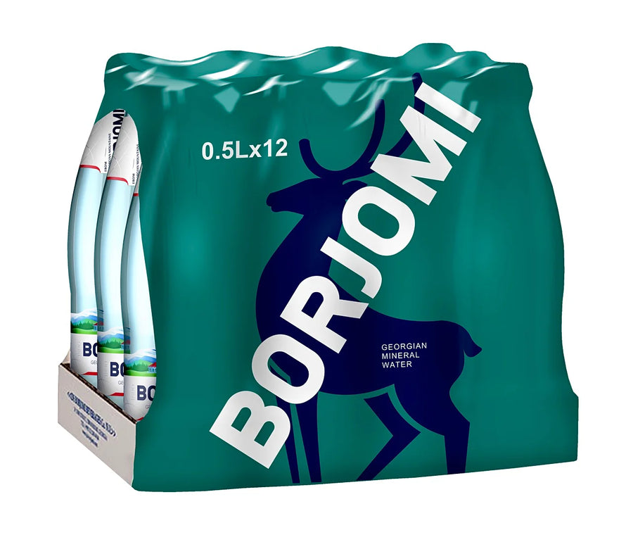 Borjomi Carbonated Mineral Water 12x500ml