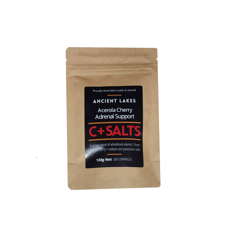 Ancient Lakes C+Salts Acerola Cherry Adrenal Support Powder 120gr
