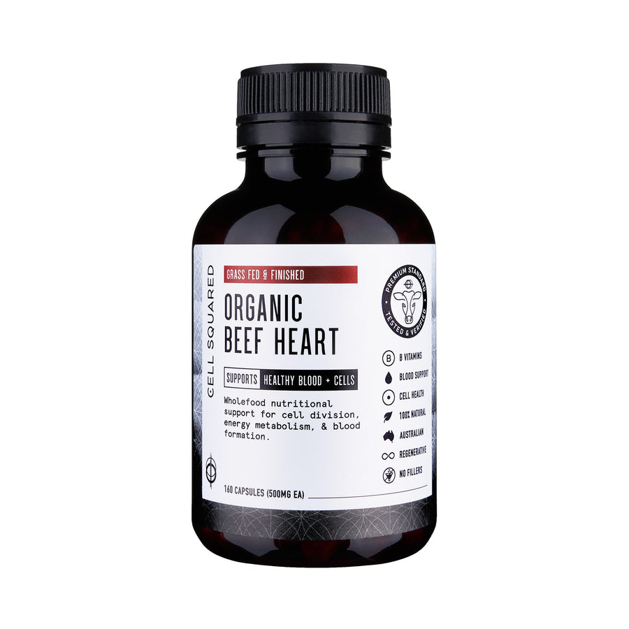 Cell Squared Organic Grass-Fed Beef Heart