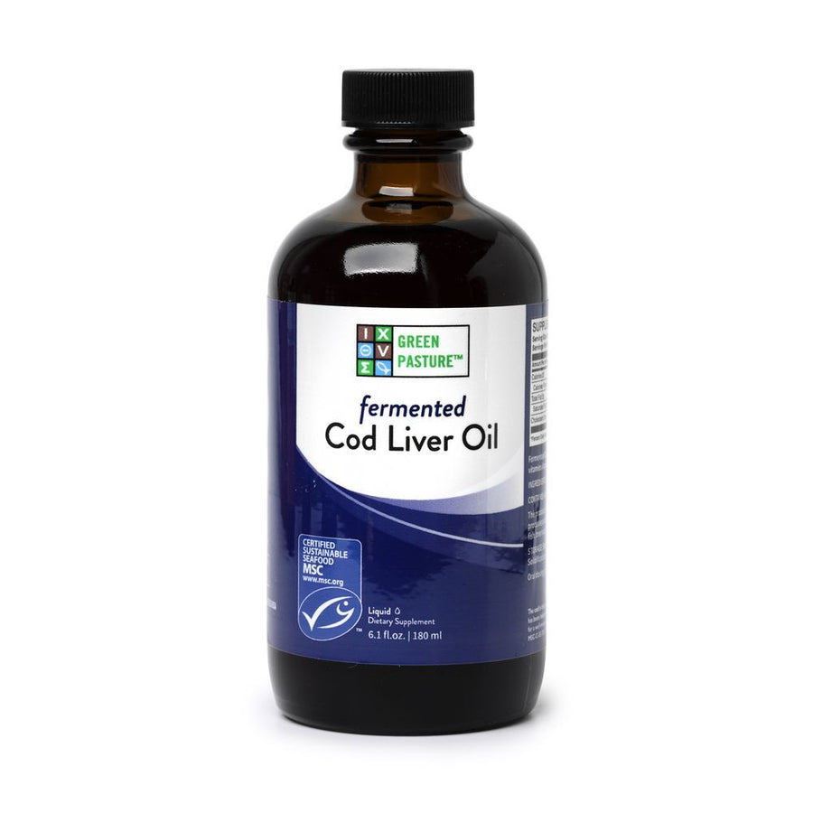Green Pasture Fermented Cod Liver Oil Unflavored 180ml