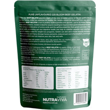 Load image into Gallery viewer, Nutraviva Beef Gelatin Bag