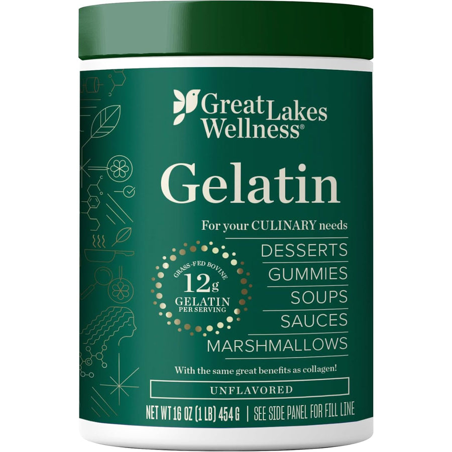 Great Lakes Unflavoured Beef Gelatin 454gr