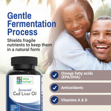 Load image into Gallery viewer, Green Pasture Fermented Cod Liver Oil Orange Capsules 120ct