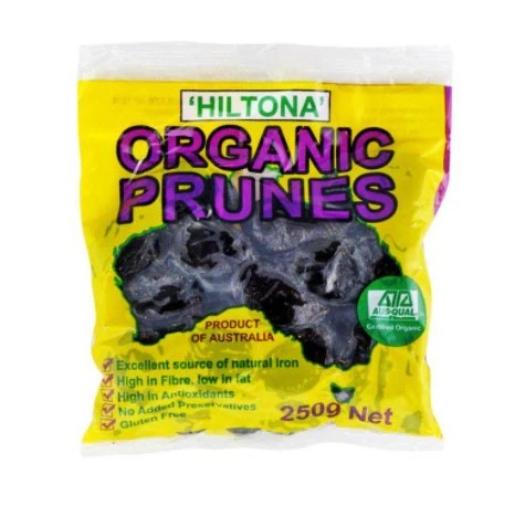 Hiltona Organic Prunes 250gr