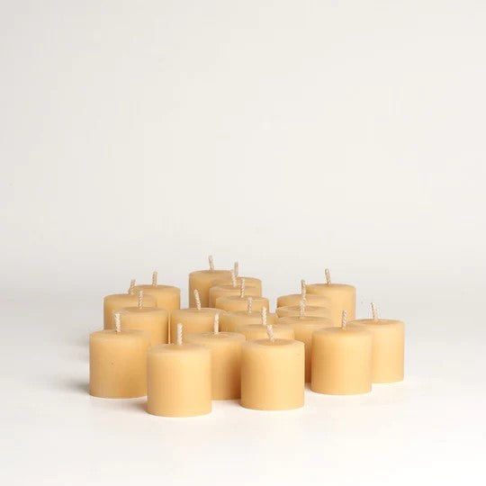 Queen B Jam Jar Tealight Candles 2 Jars & 8 Candles KimiKim Organics