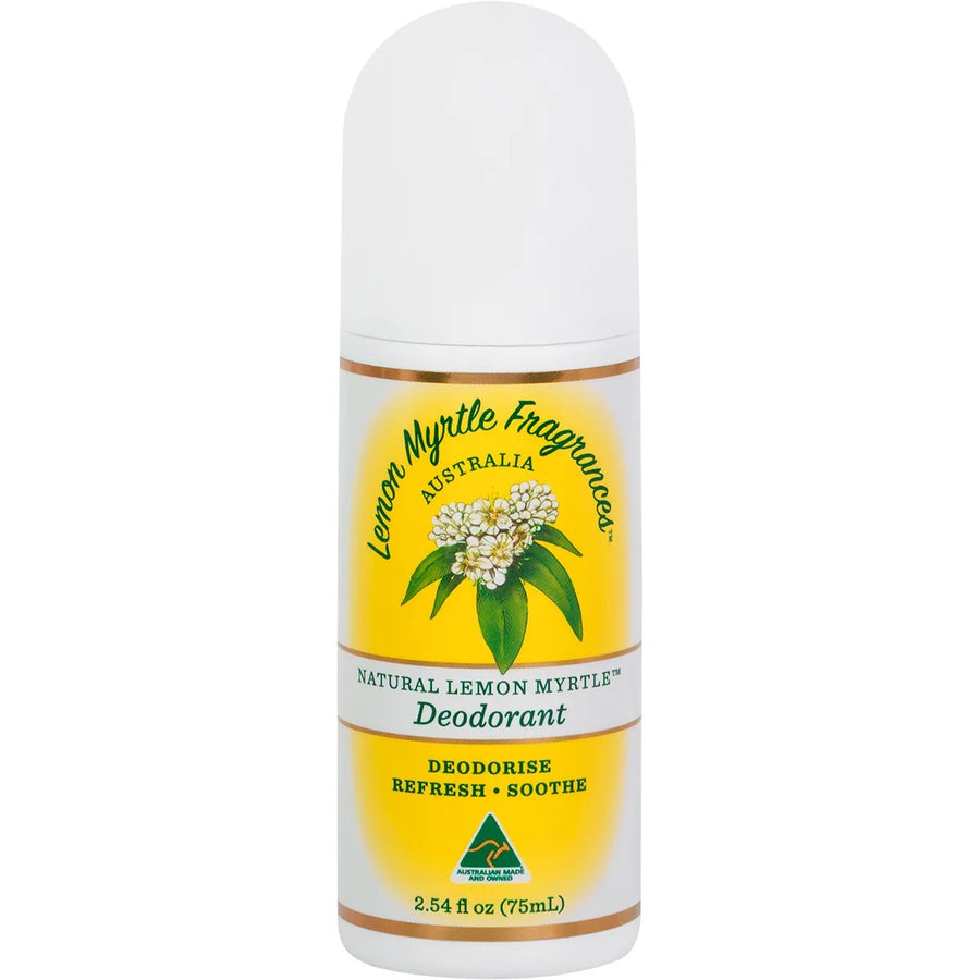 Lemon Myrtle Fragrances Deodorant Roll On 75ml