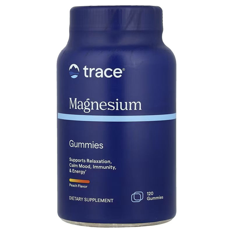 Trace Minerals Magnesium Gummies - Peach 120ct