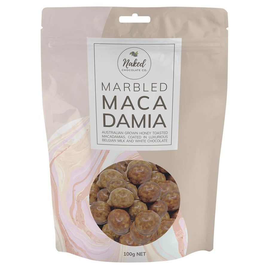 Naked Chocolate Marbled Macadamia