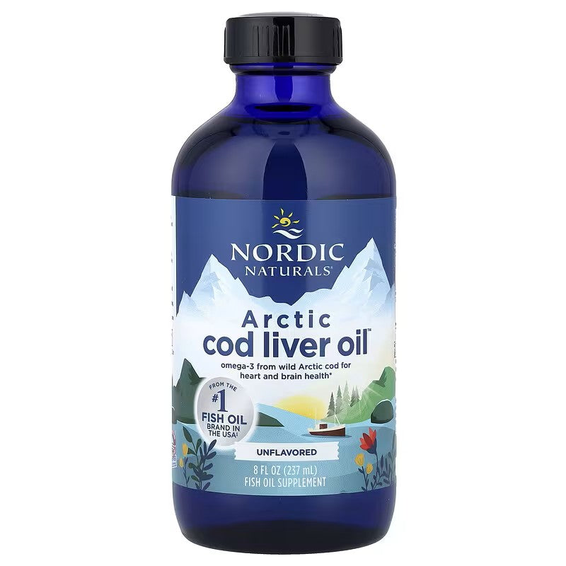 Nordic Naturals Arctic Cod Liver Oil Unflavoured 237ml