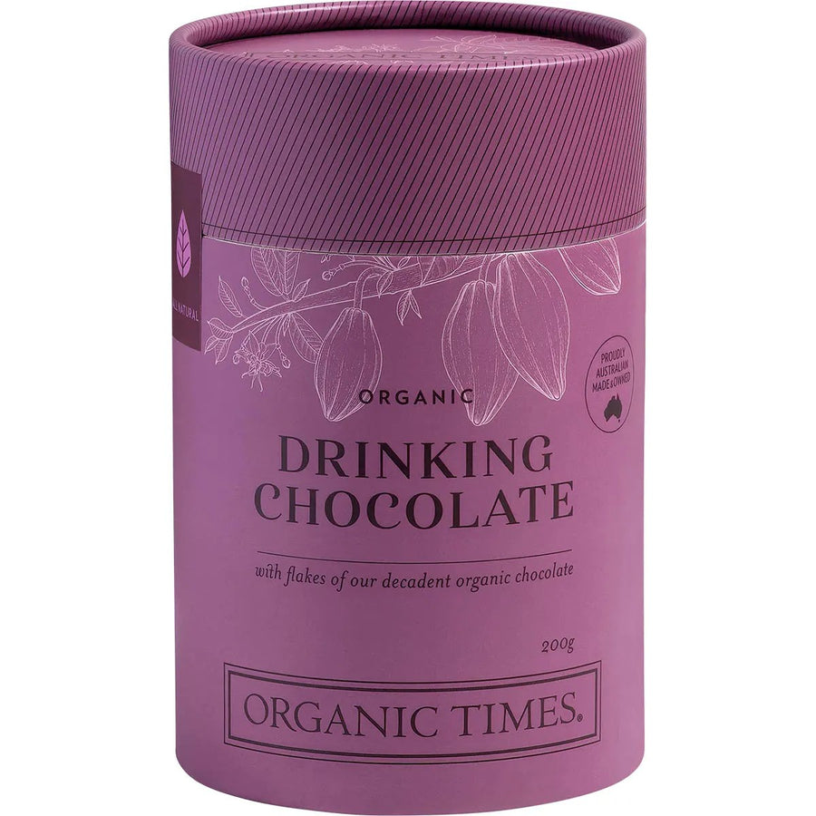 Organic Times Drinking Chocolate 200gr