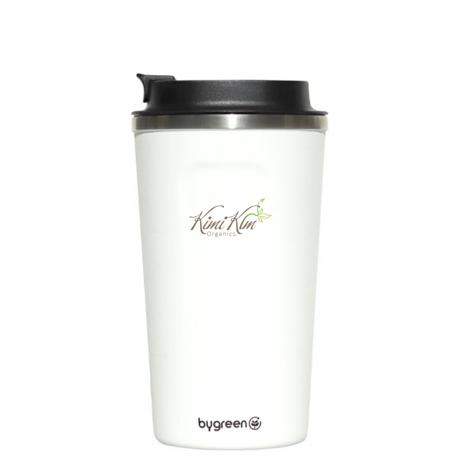 Bygreen KimiKim Organics Insulated Coffee Cup White 510ml
