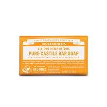 Load image into Gallery viewer, Dr. Bronner's Pure Castile Bar Soap Hemp Citrus 140gr