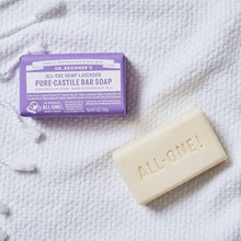 Load image into Gallery viewer, Dr. Bronner's Pure Castile Bar Soap Lavender 140gr