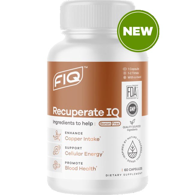 FIQ Recuperate IQ Boron Free 60ct