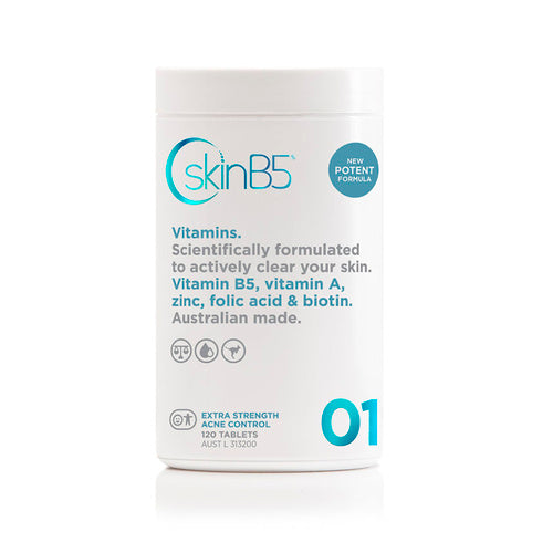 SkinB5 Extra Strength Acne Control Vitamins 120ct