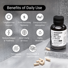 Load image into Gallery viewer, Cell Squared Organic Grass-Fed Beef Liver & Spleen 160ct