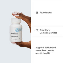 Load image into Gallery viewer, Thorne Copper Bisglycinate 60ct