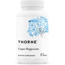 Load image into Gallery viewer, Thorne Copper Bisglycinate 60ct