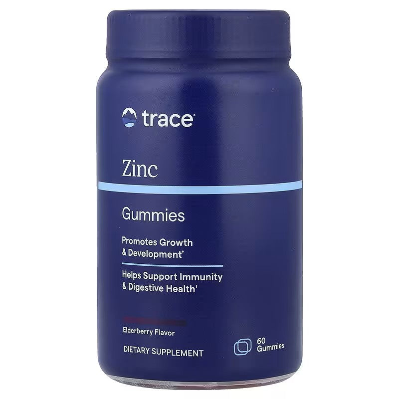Trace Minerals Zinc Gummies - Elderberry 60ct