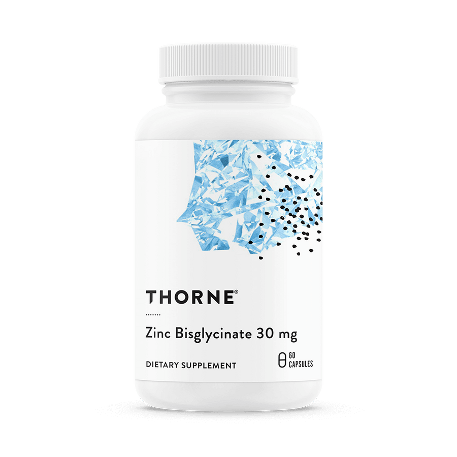 Thorne Zinc Bisglycinate 30mg - 60 Capsules