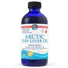 Load image into Gallery viewer, Nordic Naturals Arctic Cod Liver Oil Strawberry 237ml