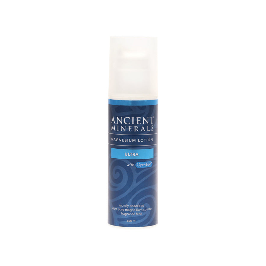 Ancient Minerals Magnesium Lotion (50%) & MSM Ultra 150ml