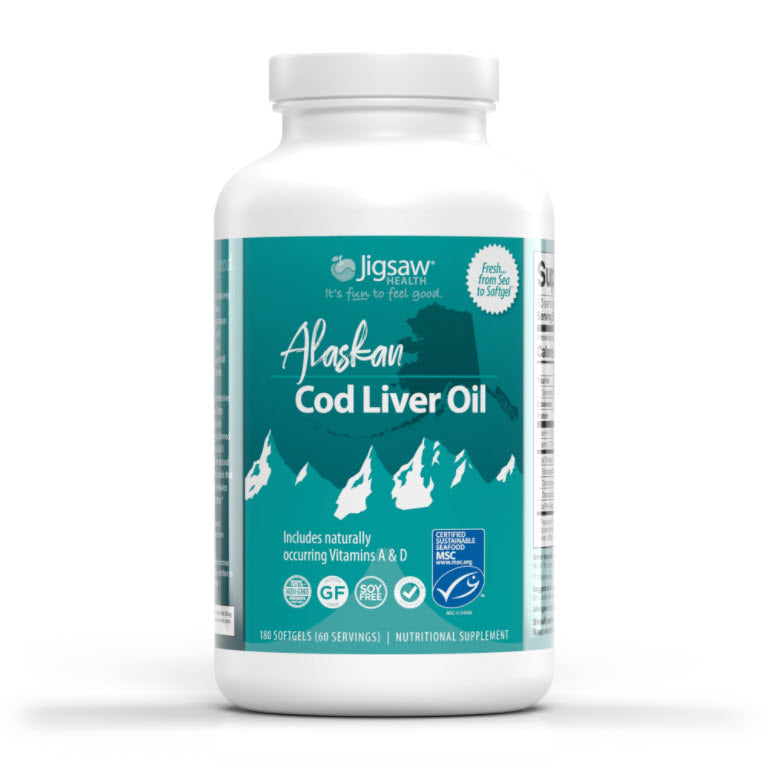 Jigsaw Health Alaskan Cod Liver Oil 60ct