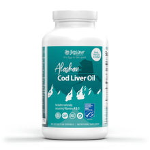 Load image into Gallery viewer, Jigsaw Health Alaskan Cod Liver Oil 60ct