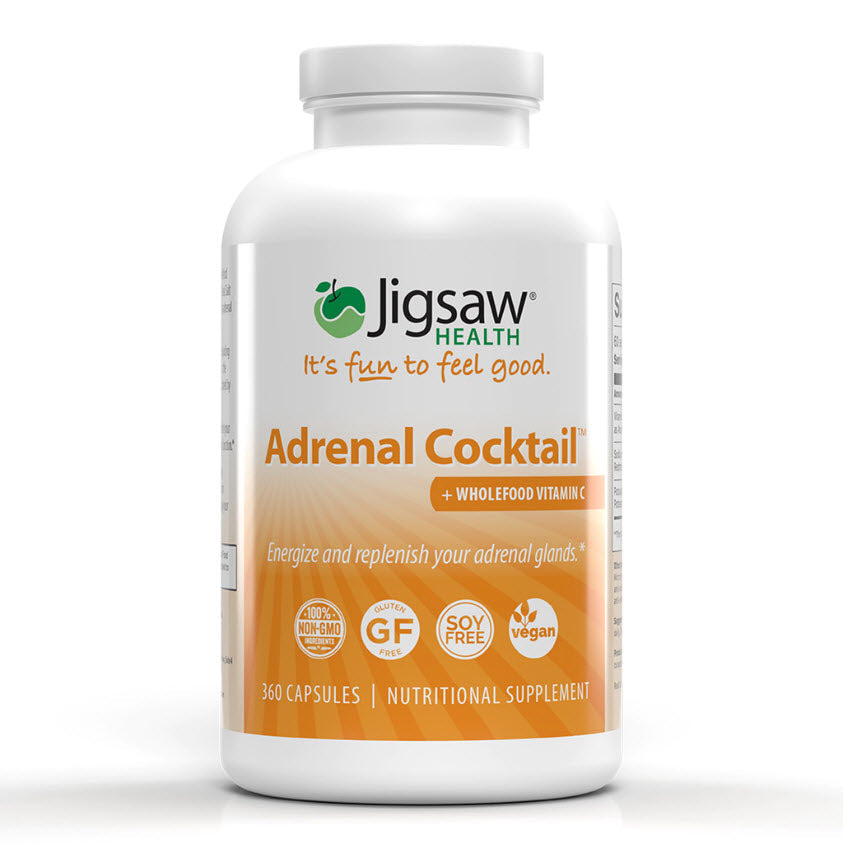 Jigsaw Health Adrenal Cocktail + Wholefood Vitamin C Capsules 360ct