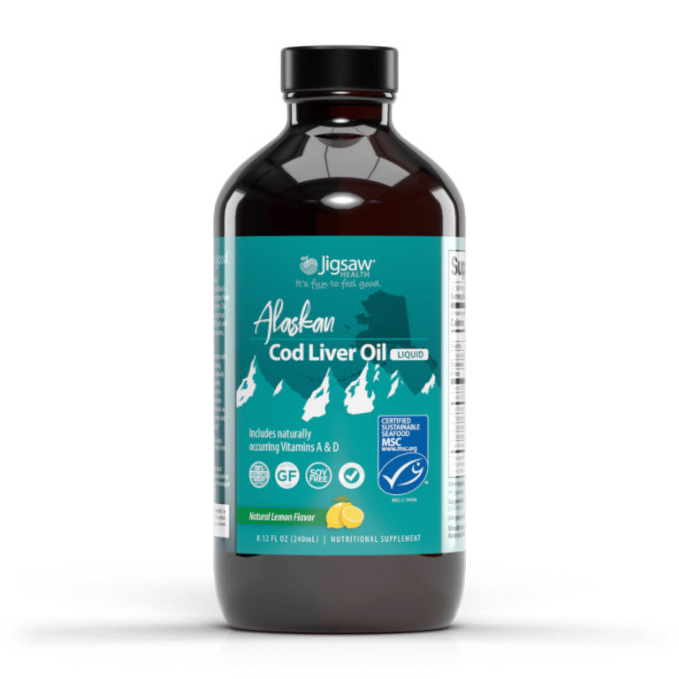 Jigsaw Health Alaskan Cod Liver Oil Liquid 240ml