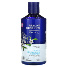 Load image into Gallery viewer, Avalon Organics Scalp Normalizing Tea Tree Shampoo 414ml