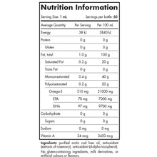 Load image into Gallery viewer, Nordic Naturals Baby’s DHA Cod Liver Oil 60ml