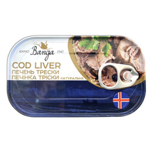 Load image into Gallery viewer, Banga Natural Cod Liver 115gr