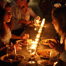 Load image into Gallery viewer, Queen B Round Votive In Glass Candle