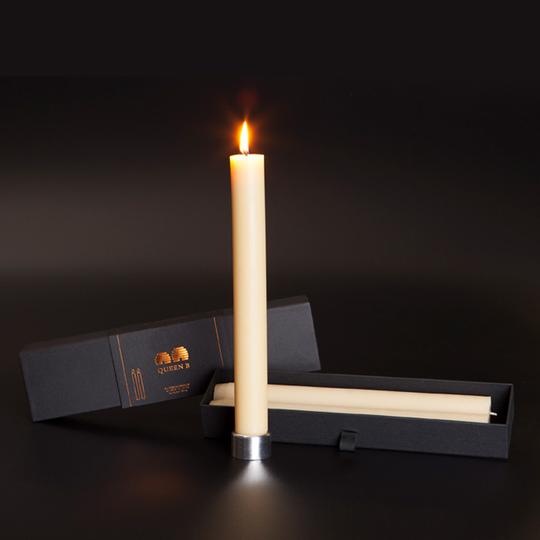 Queen B Black Label Tosca Candle & Holder (80hr Burn Time)
