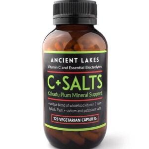 Ancient Lakes C+Salts Kakadu Plum Mineral Support Capsules 120ct