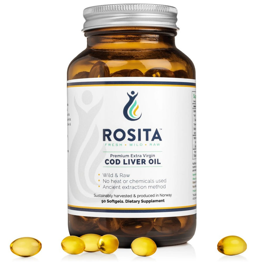 Rosita Extra Virgin Cod Liver Oil Softgels 90ct