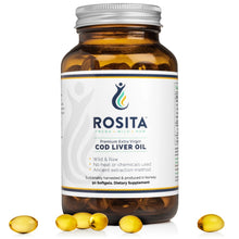 Load image into Gallery viewer, Rosita Extra Virgin Cod Liver <br> Oil Softgels 90ct