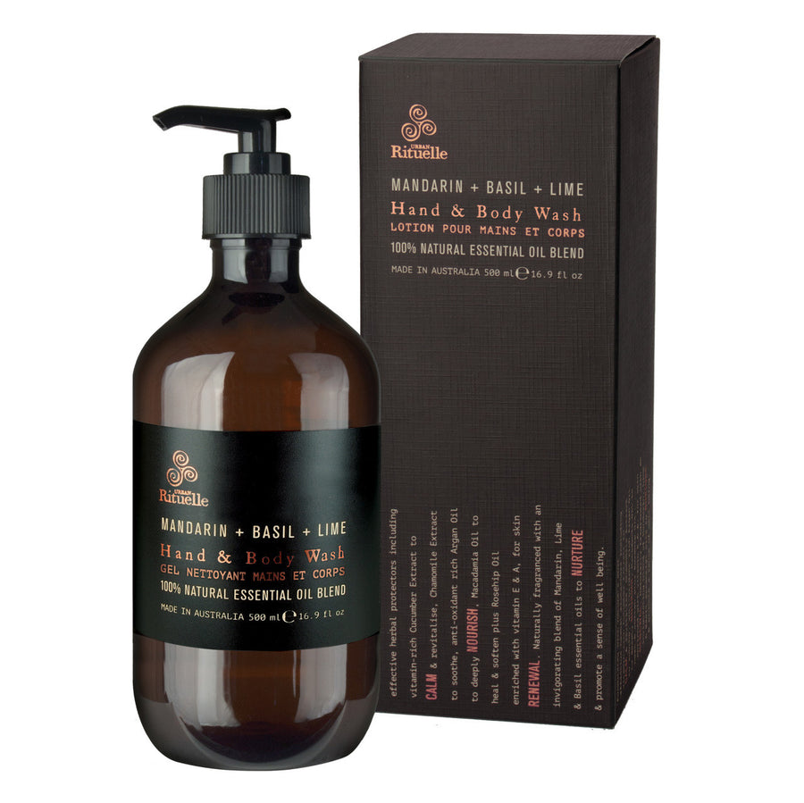Rituelle Equilibrium Hand & Body Mandarin, Basil & Lime 500ml