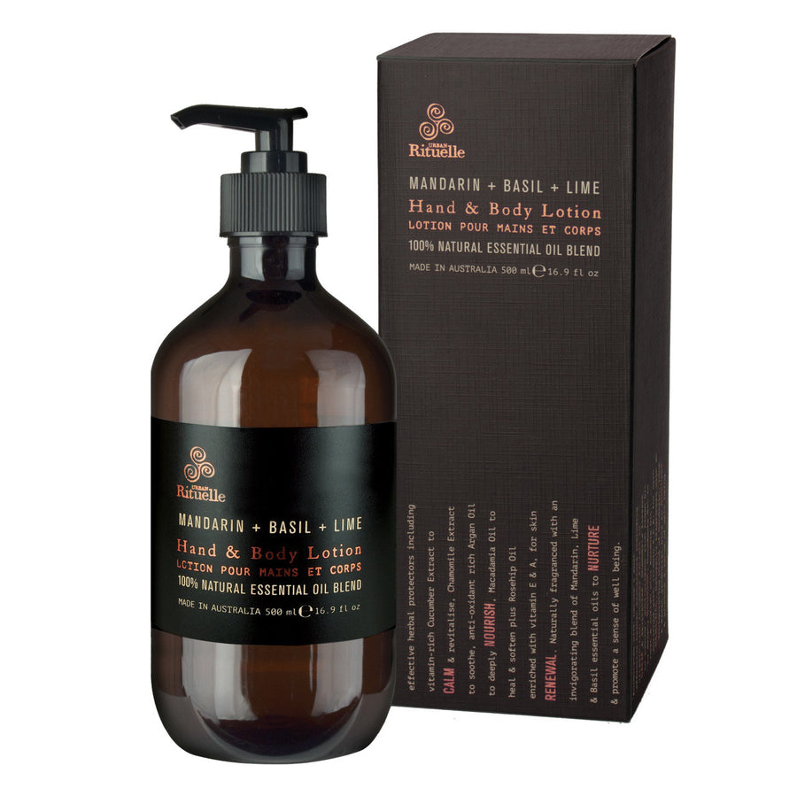 Rituelle Equilibrium Hand & Body Lotion Mandarin, Basil & Lime