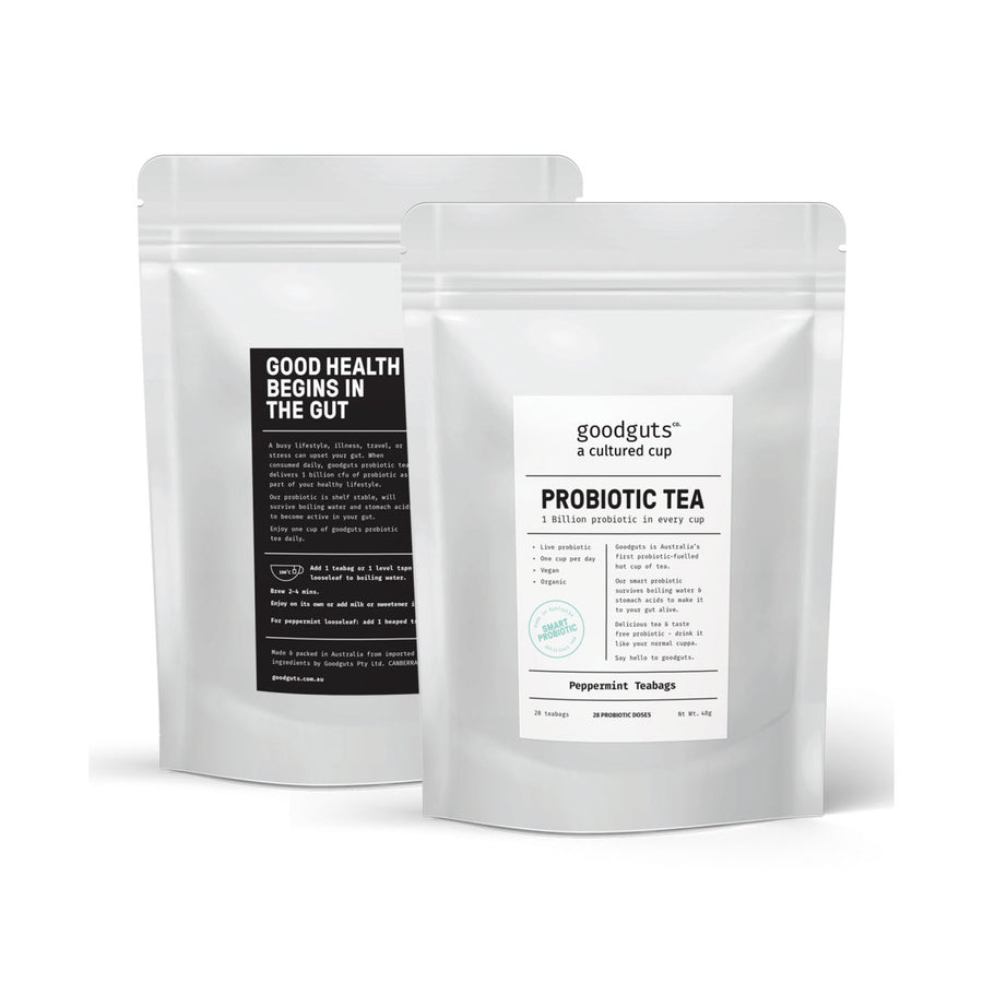 GoodGuts Organic Probiotic Peppermint Tea - 28 bags