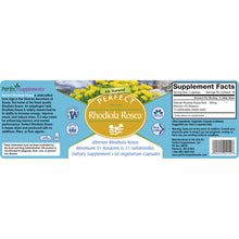 Load image into Gallery viewer, Perfect Rhodiola Rosea <br> Root - 60 Capsules