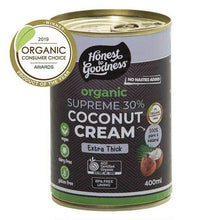Load image into Gallery viewer, Organic Coconut Cream 30% 400ml