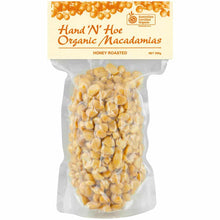 Load image into Gallery viewer, Hand'n'Hoe Certified Organic Honey Roasted Macadamia Kernels