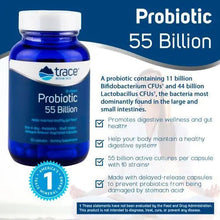 Load image into Gallery viewer, Trace Minerals Probiotic 55 Billion