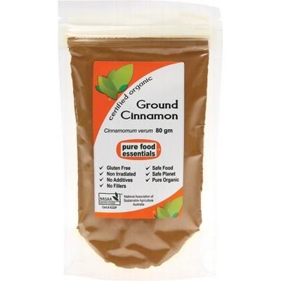 Organic Ground Cinnamon 80gr