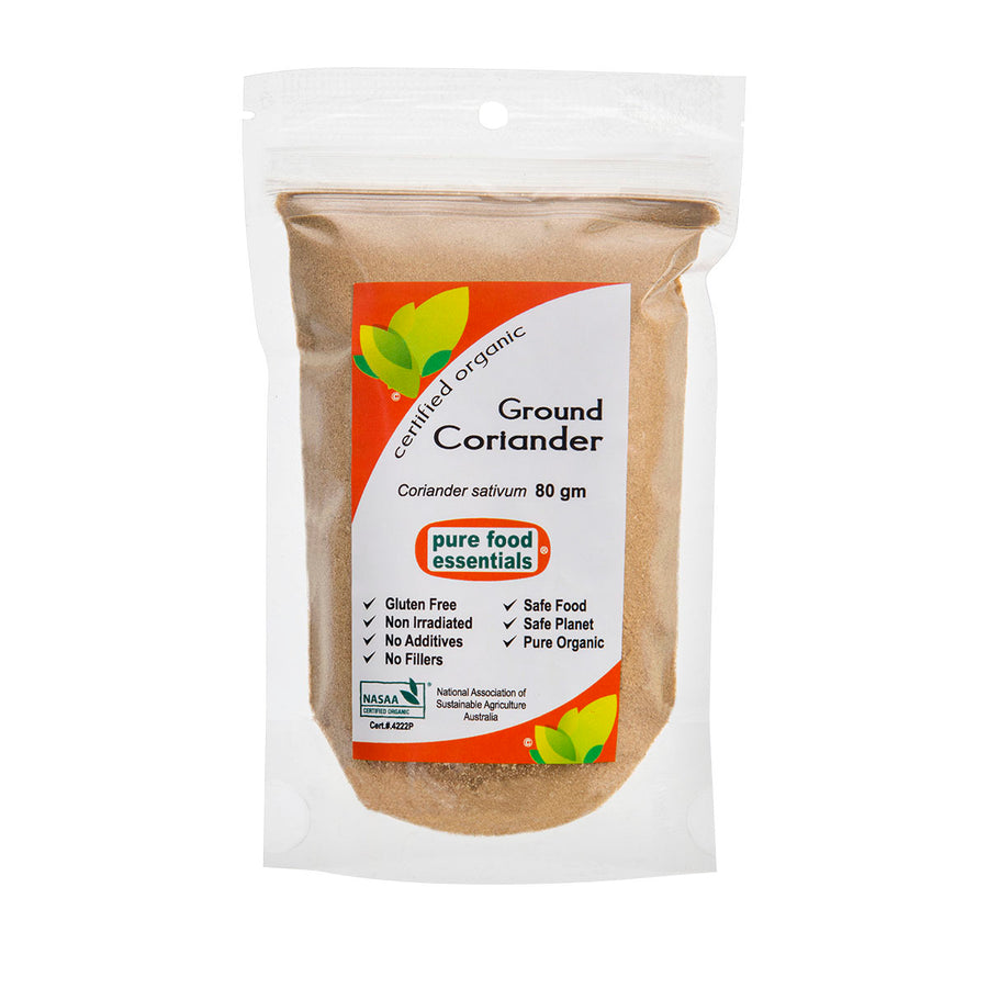 Organic Ground Coriander 80gr