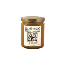Load image into Gallery viewer, Miellerie Unheated Wine Glass of Honey