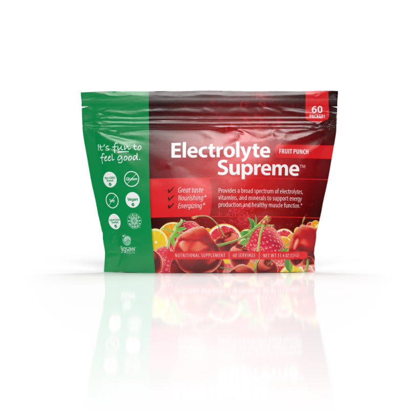 Jigsaw Health Electrolyte Fruit Punch Packets - 60 servings