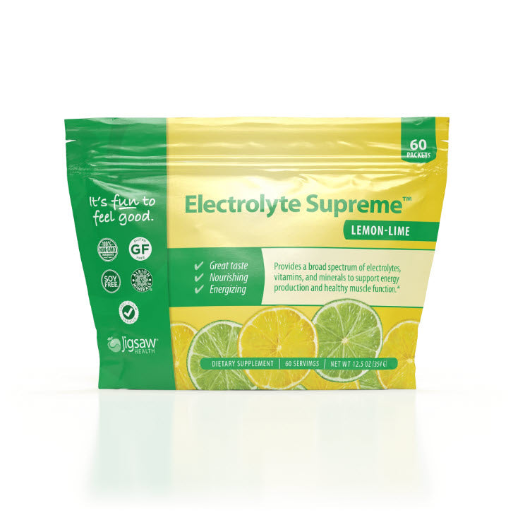 Jigsaw Health Electrolyte Supreme Lemon Lime Packets - 60 servings